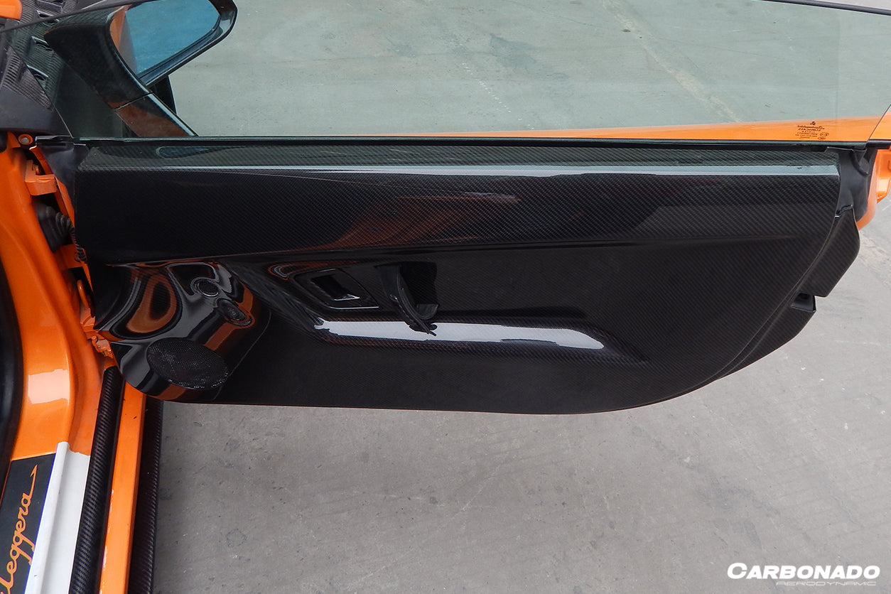Carbonado Carbon Fiber Inner Door Panels | 2004-2014 Lamborghini Gallardo Coupe