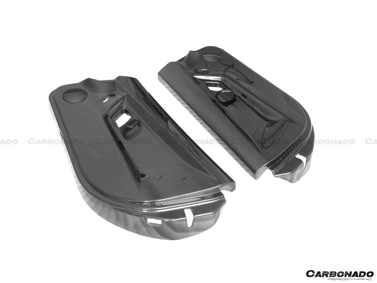 Carbonado Carbon Fiber Inner Door Panels | 2004-2014 Lamborghini Gallardo Coupe