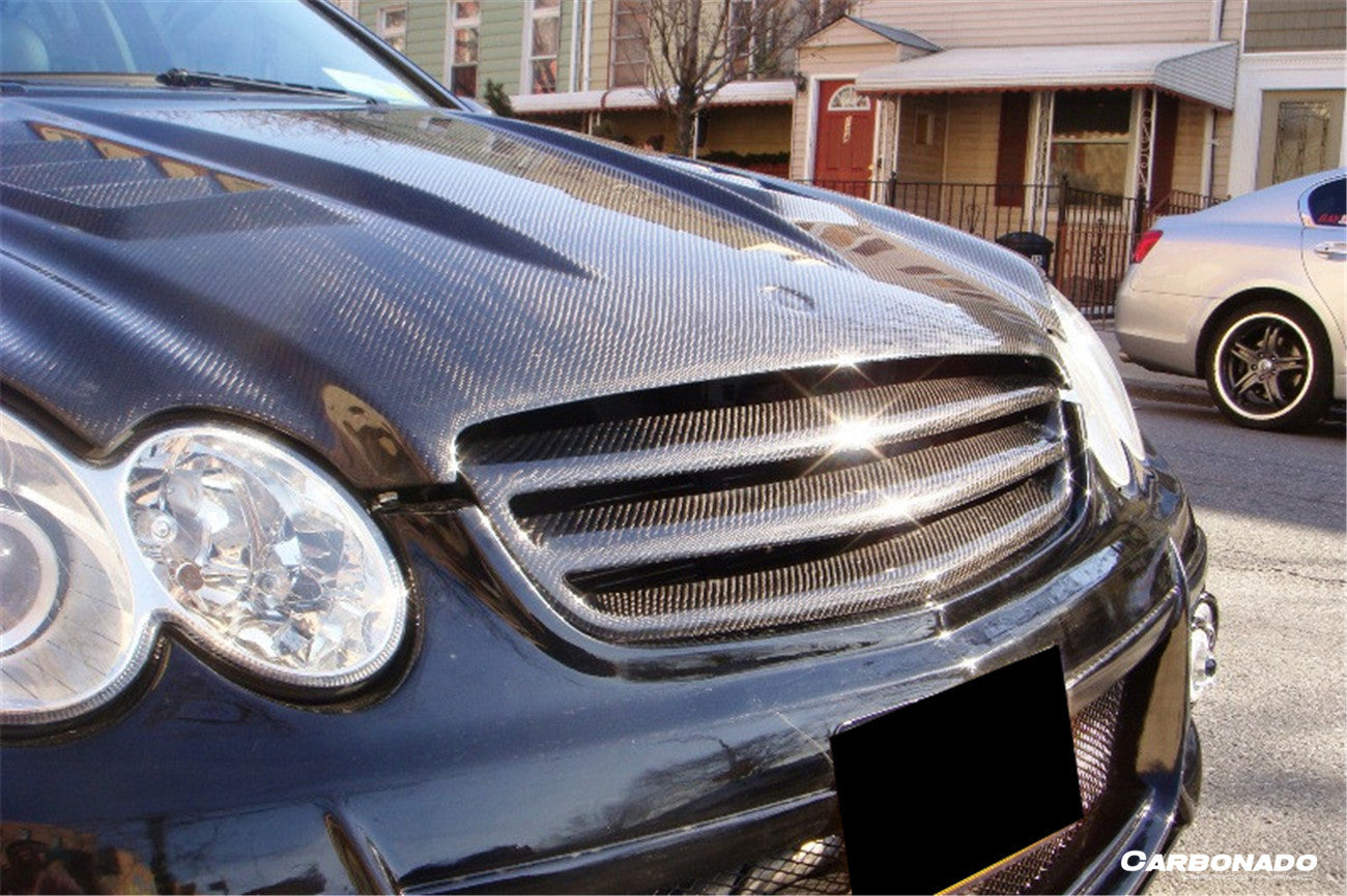Carbonado 2003-2008 Mercedes Benz W209 CLK  W203 C55 AMG WI Style Hood Bonnet