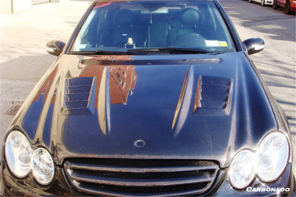 Carbonado 2003-2008 Mercedes Benz W209 CLK  W203 C55 AMG WI Style Hood Bonnet