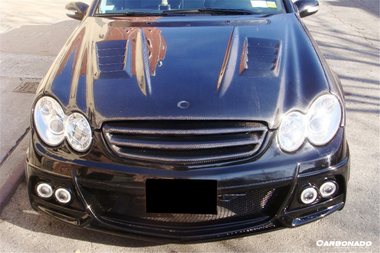 Carbonado 2003-2008 Mercedes Benz W209 CLK  W203 C55 AMG WI Style Hood Bonnet