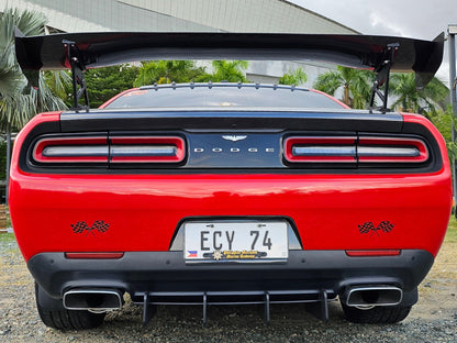APR GTC-300 67" Carbon Fiber Adjustable Wing (2008-2015 Dodge Challenger)