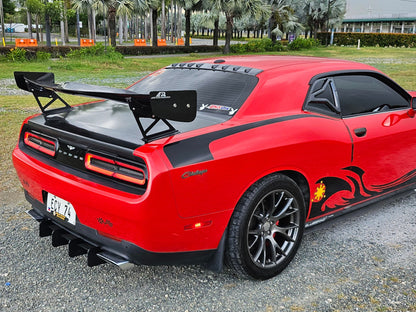 APR GTC-300 67" Carbon Fiber Adjustable Wing (2008-2015 Dodge Challenger)