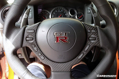 Carbonado 2008-2016 Nissan GTR R35 CBA    DBA OEM Style Replacement Shift Paddles