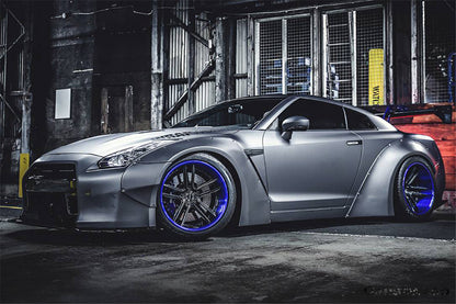 Carbonado 2008-2016 Nissan GTR R35 CBA DBA DE Style Wide Fender Flares