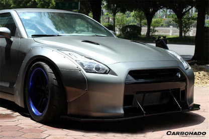 Carbonado 2008-2016 Nissan GTR R35 CBA DBA DE Style Wide Fender Flares