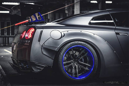 Carbonado 2008-2016 Nissan GTR R35 CBA DBA DE Style Wide Fender Flares
