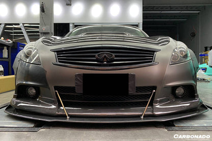 Kit de carrocería ancha estilo BKSS para Infiniti G25 G37 Sedán Carbonado 2010-2013