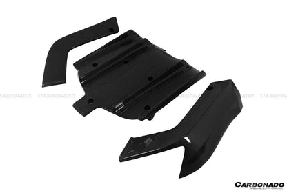 Borde trasero estilo BKSS para Infiniti G25 G37 Sedán Carbonado 2010-2013