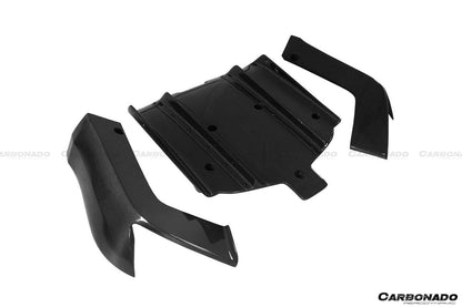 Borde trasero estilo BKSS para Infiniti G25 G37 Sedán Carbonado 2010-2013