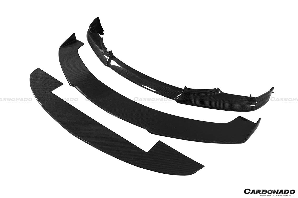 Borde delantero estilo BKSS para Infiniti G25 G37 Sedán Carbonado 2010-2013
