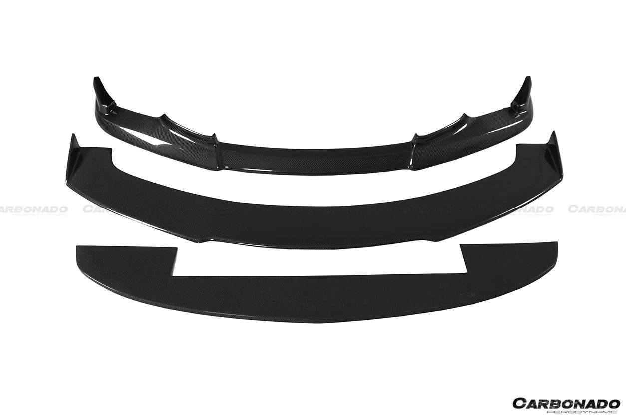 Borde delantero estilo BKSS para Infiniti G25 G37 Sedán Carbonado 2010-2013