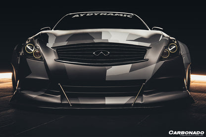 Borde delantero estilo BKSS para Infiniti G25 G37 Sedán Carbonado 2010-2013