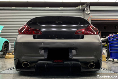 Kit de carrocería ancha estilo BKSS para Infiniti G25 G37 Sedán Carbonado 2010-2013