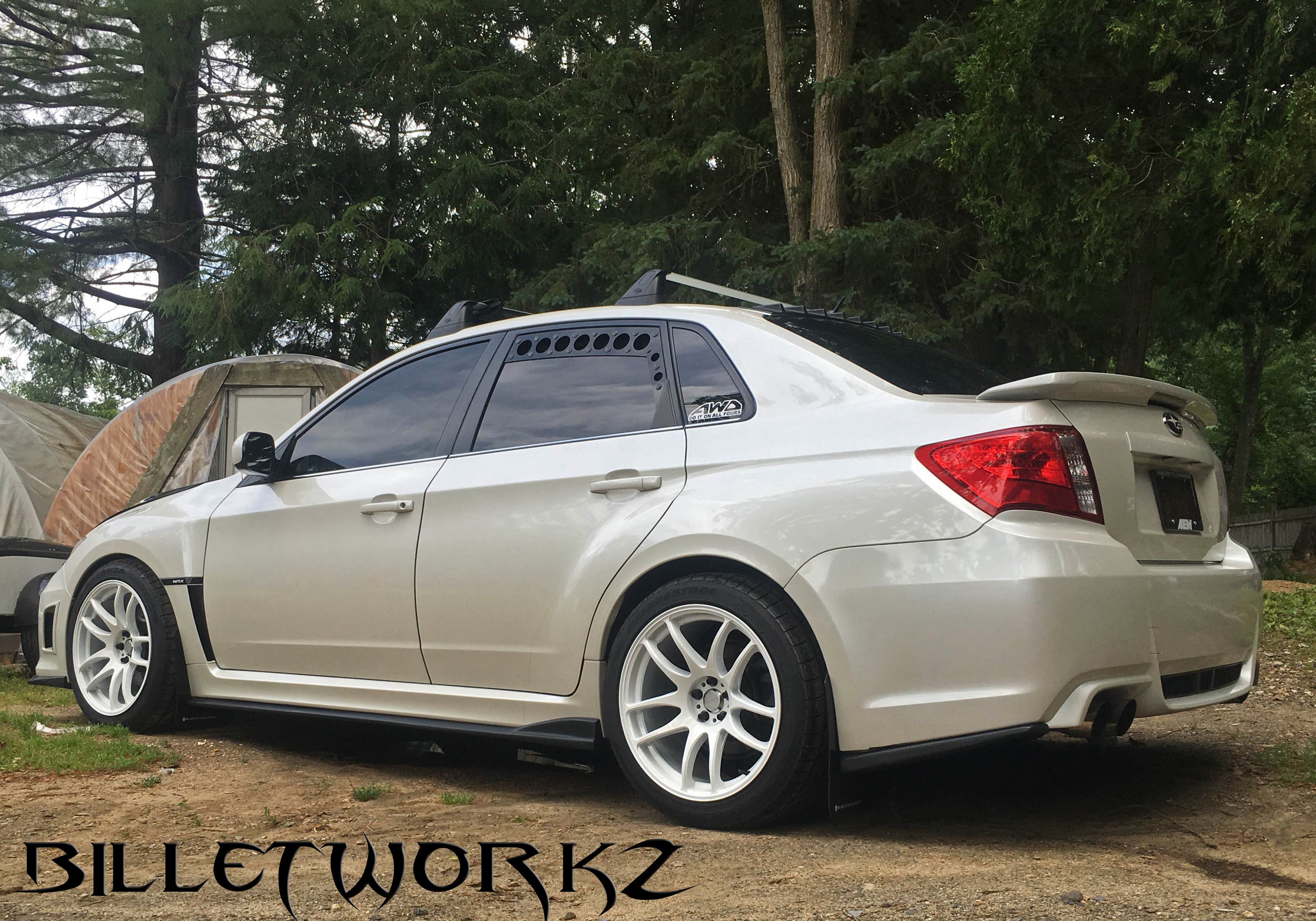 Billetworkz Window Vents (2008-2014 Subaru WRX/STI)