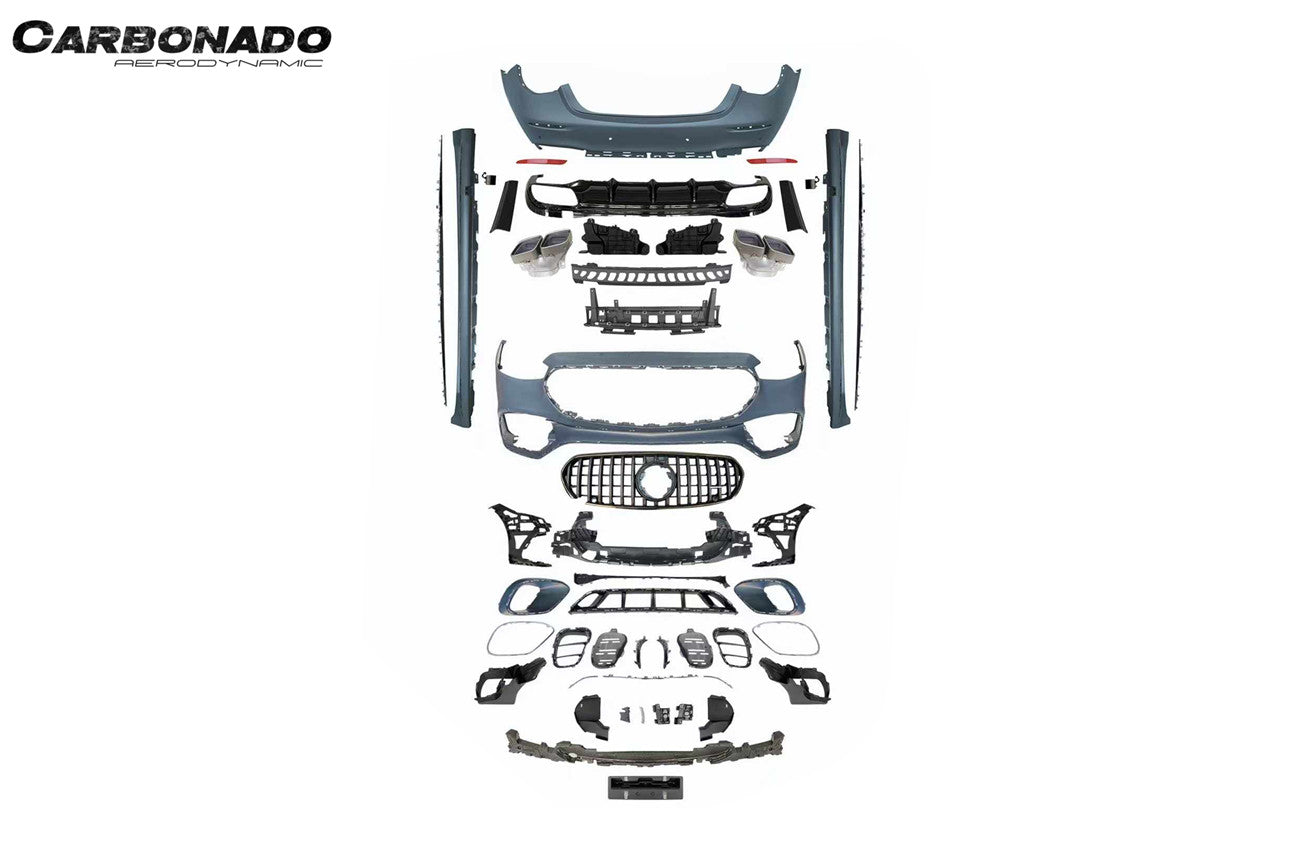 Carbonado 2021-2024 Mercedes Benz S Class W223 S500 S580 Sedan AMG Style Full body kit