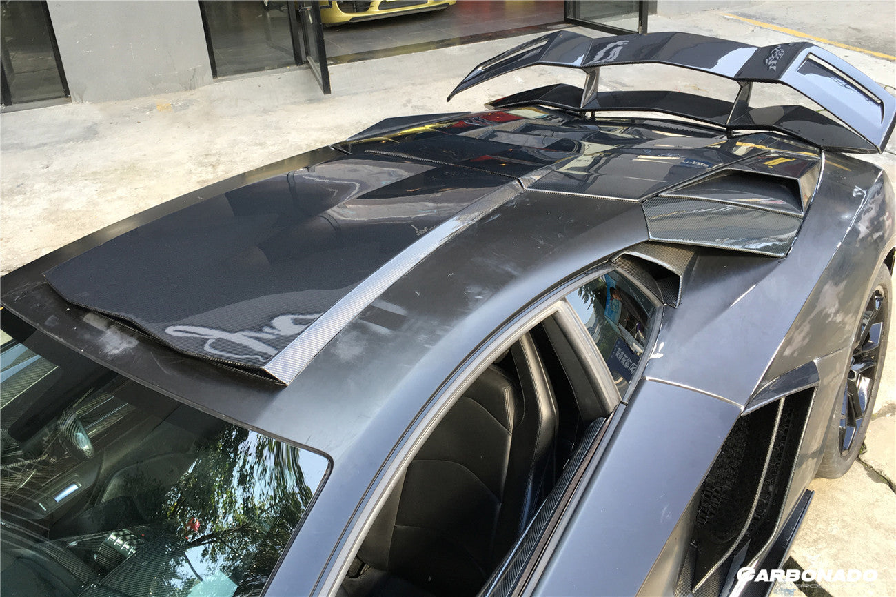 Carbonado BKSS Style Carbon Fiber Roof | 2011-2016 Lamborghini Aventador LP700 Coupe