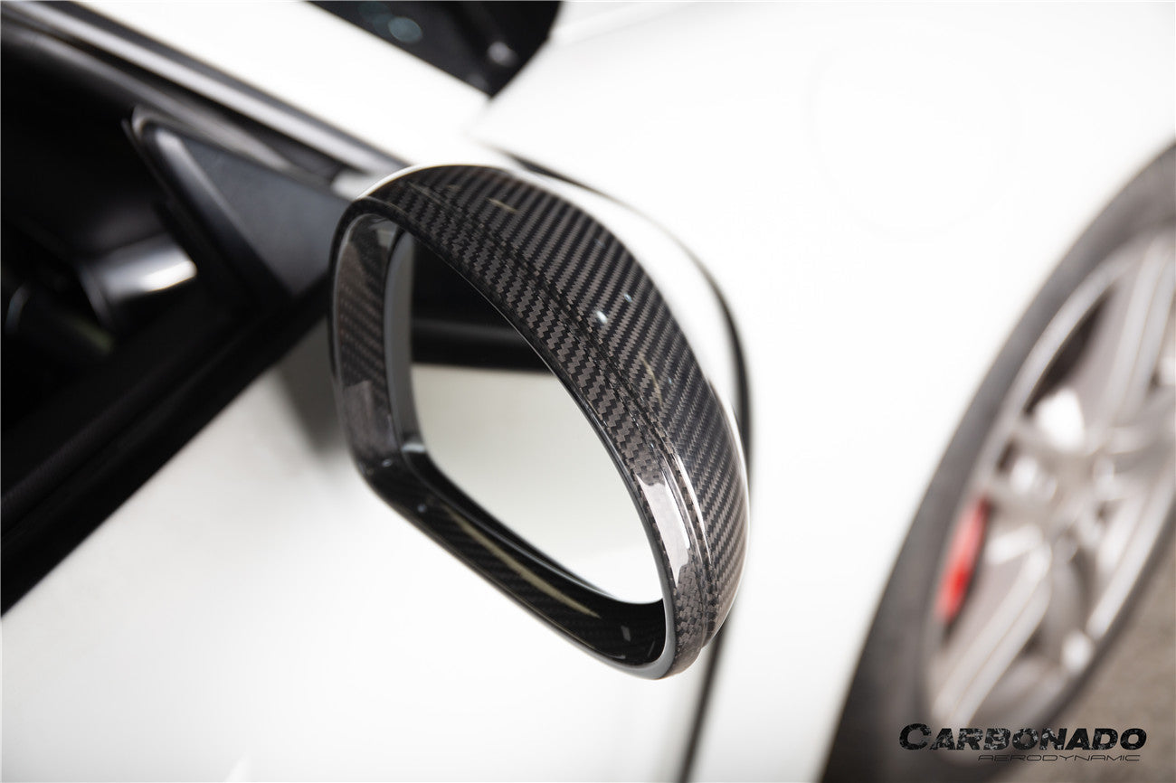 Carbonado 2012-2019 Porsche 911 991.1 991.2 Carrera 981 OEM Style Dry Carbon Fiber Mirror Housing Replacement | Fits Carrera S, Carrera 4, Cabriolet, Targa 4, And Cayman, Boxster LHD