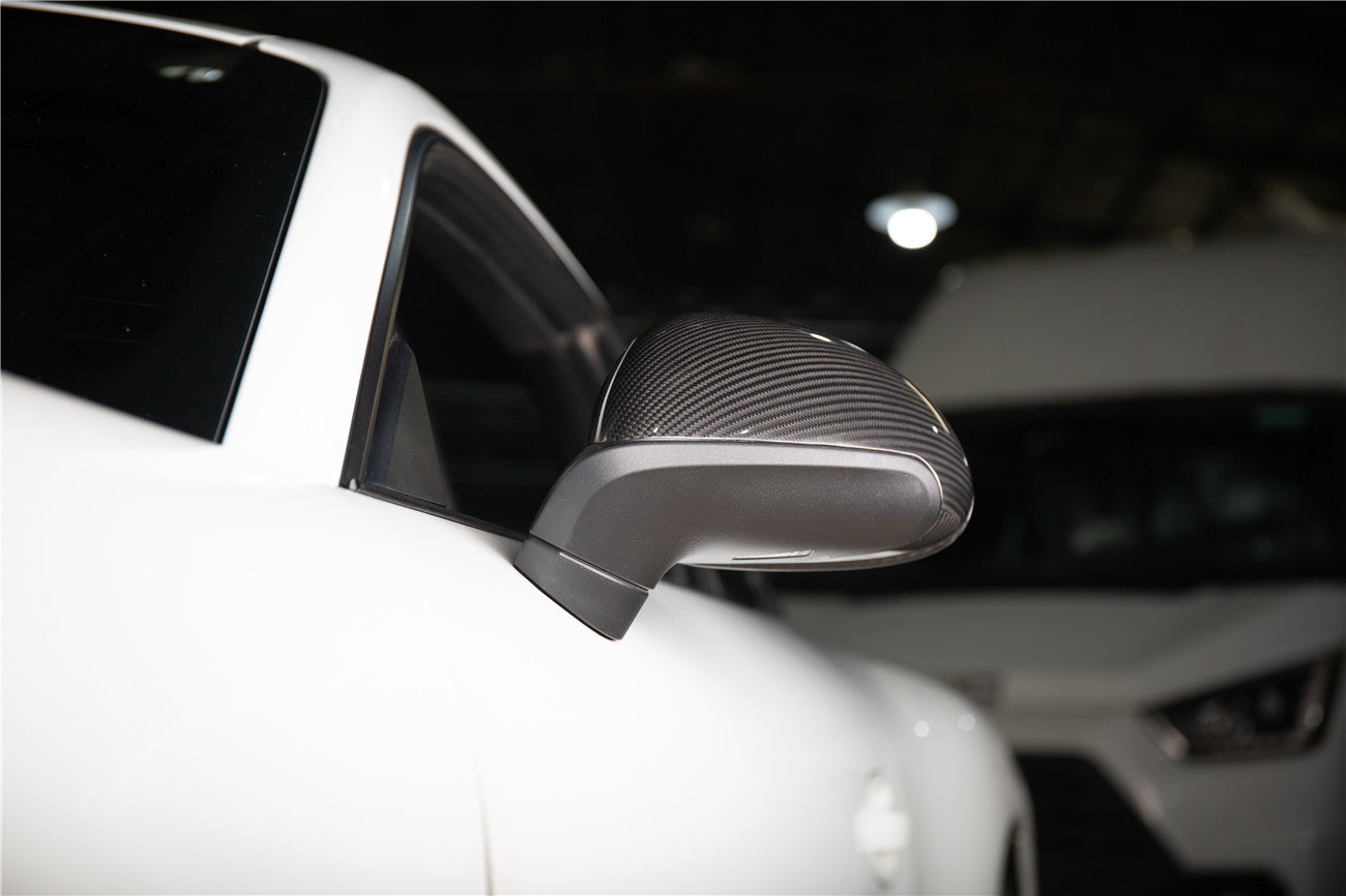Carbonado 2012-2019 Porsche 911 991.1 991.2 Carrera 981 OEM Style Dry Carbon Fiber Mirror Housing Replacement | Fits Carrera S, Carrera 4, Cabriolet, Targa 4, And Cayman, Boxster LHD