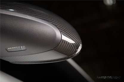 Carbonado 2012-2019 Porsche 911 991.1 991.2 Carrera 981 OEM Style Dry Carbon Fiber Mirror Housing Replacement | Fits Carrera S, Carrera 4, Cabriolet, Targa 4, And Cayman, Boxster LHD