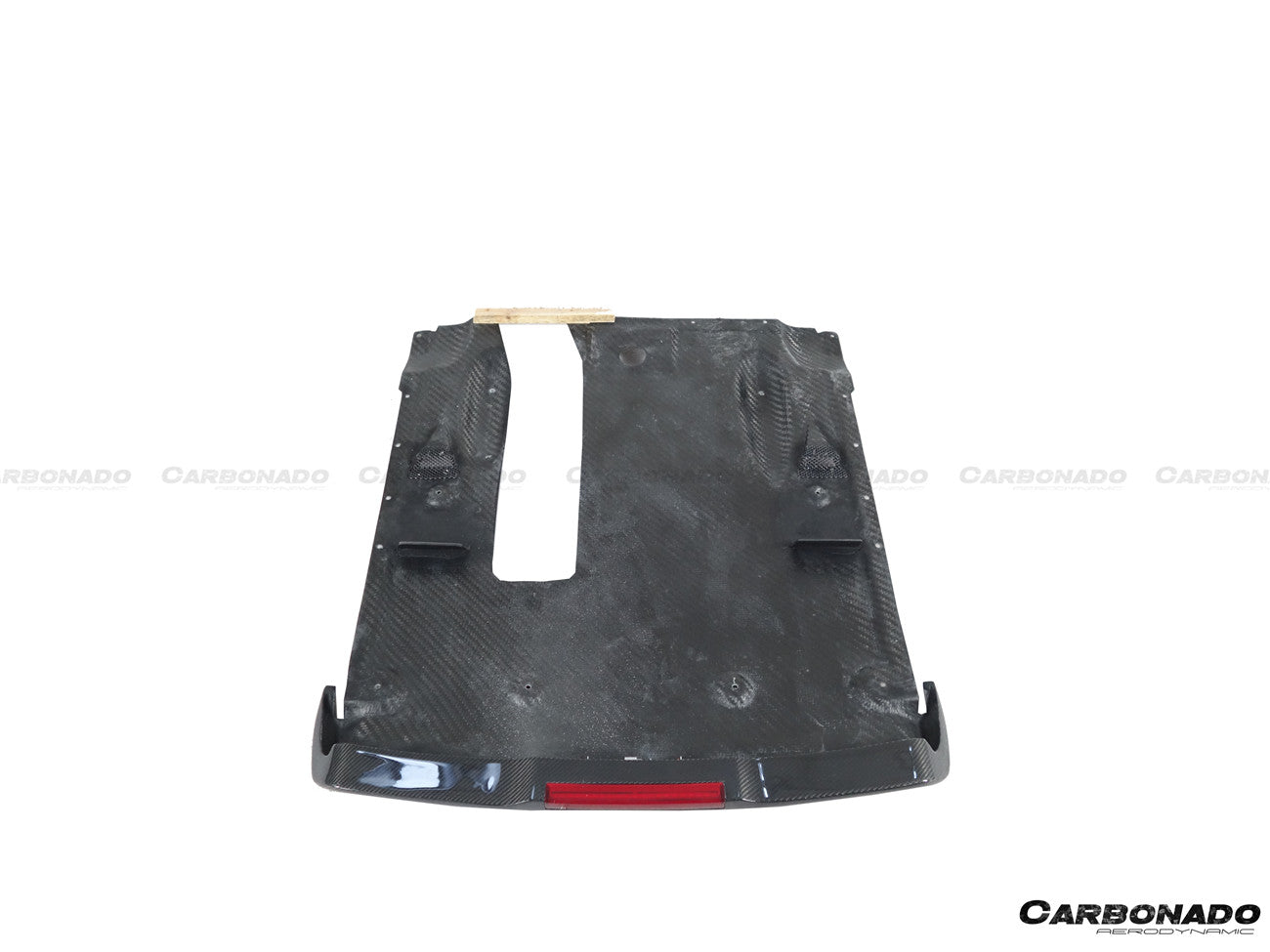 Difusor trasero de fibra de carbono estilo Nissan GTR R35 DBA EBA NISMO (2012-2023) con luz de freno