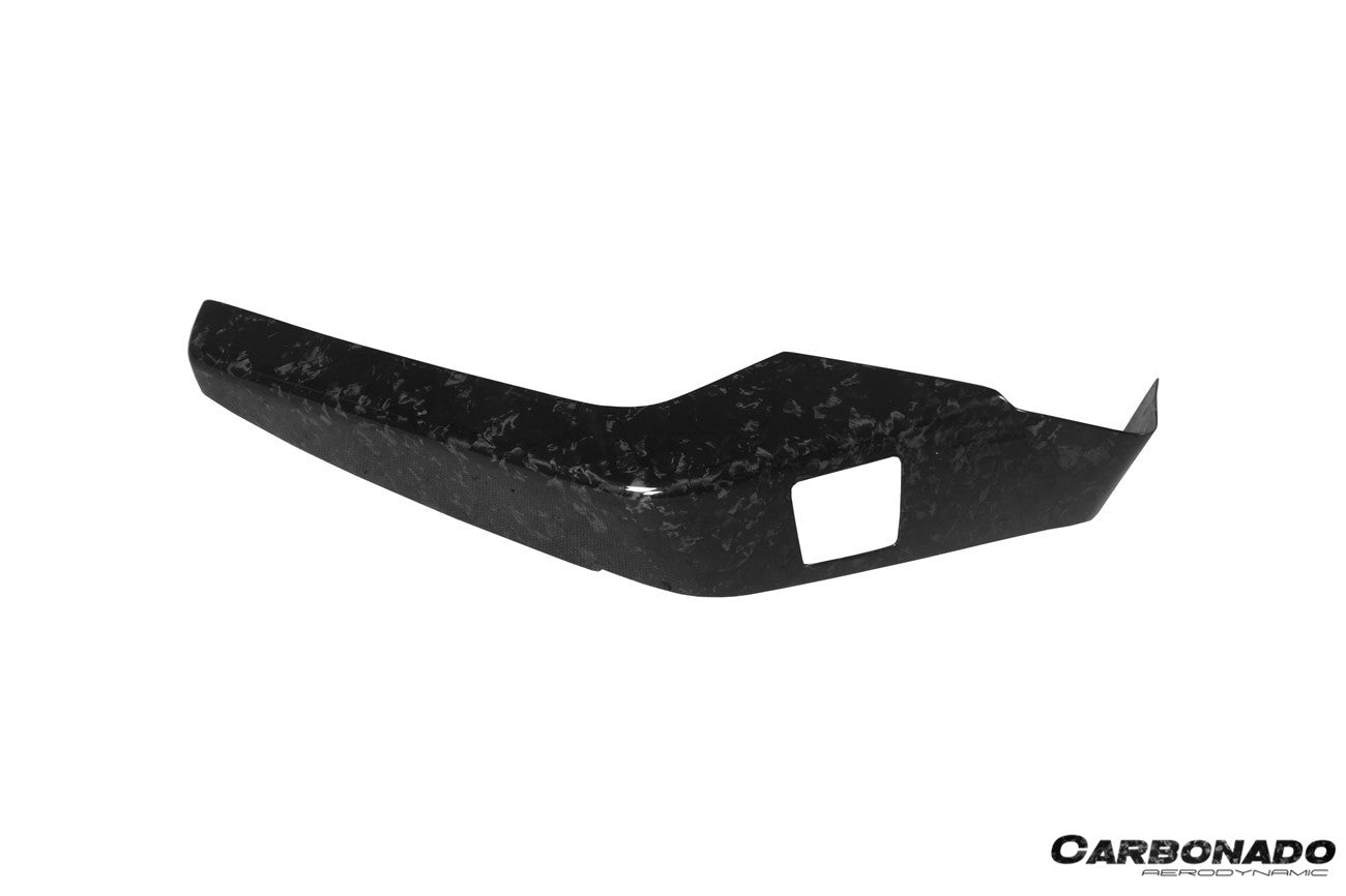 Carbonado 2013-2019 Corvette C7 Z06 Grandsport Dry Carbon Fiber Interior driver Window Switch Side Armrest Panel cover Trim
