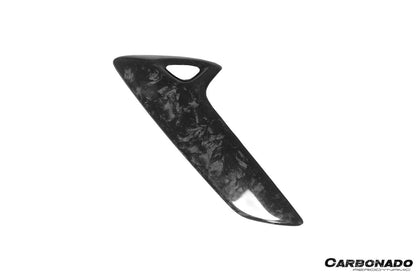 Carbonado 2013-2019 Corvette C7 Z06 Grandsport Dry Carbon Fiber Interior Door Handle molding Cover Trims