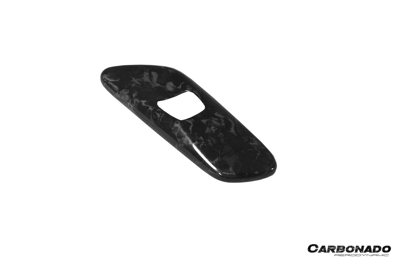 Carbonado 2013-2019 Corvette C7 Z06 Grandsport Dry Carbon Fiber Interior Door Handle molding Cover Trims