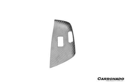Carbonado 2013-2019 Corvette C7 Z06 Grandsport Dry Carbon Fiber Interior passenger Window Switch Side Armrest Panel cover Trim