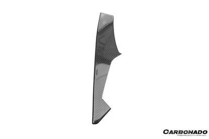 Carbonado 2013-2019 Corvette C7 Z06 Grandsport Dry Carbon Fiber interior Door Panel Cover Trim