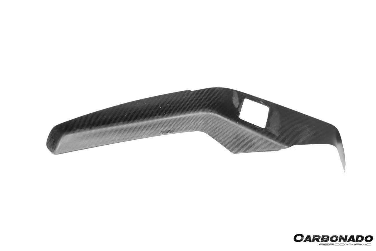 Carbonado 2013-2019 Corvette C7 Z06 Grandsport Dry Carbon Fiber Interior driver Window Switch Side Armrest Panel cover Trim