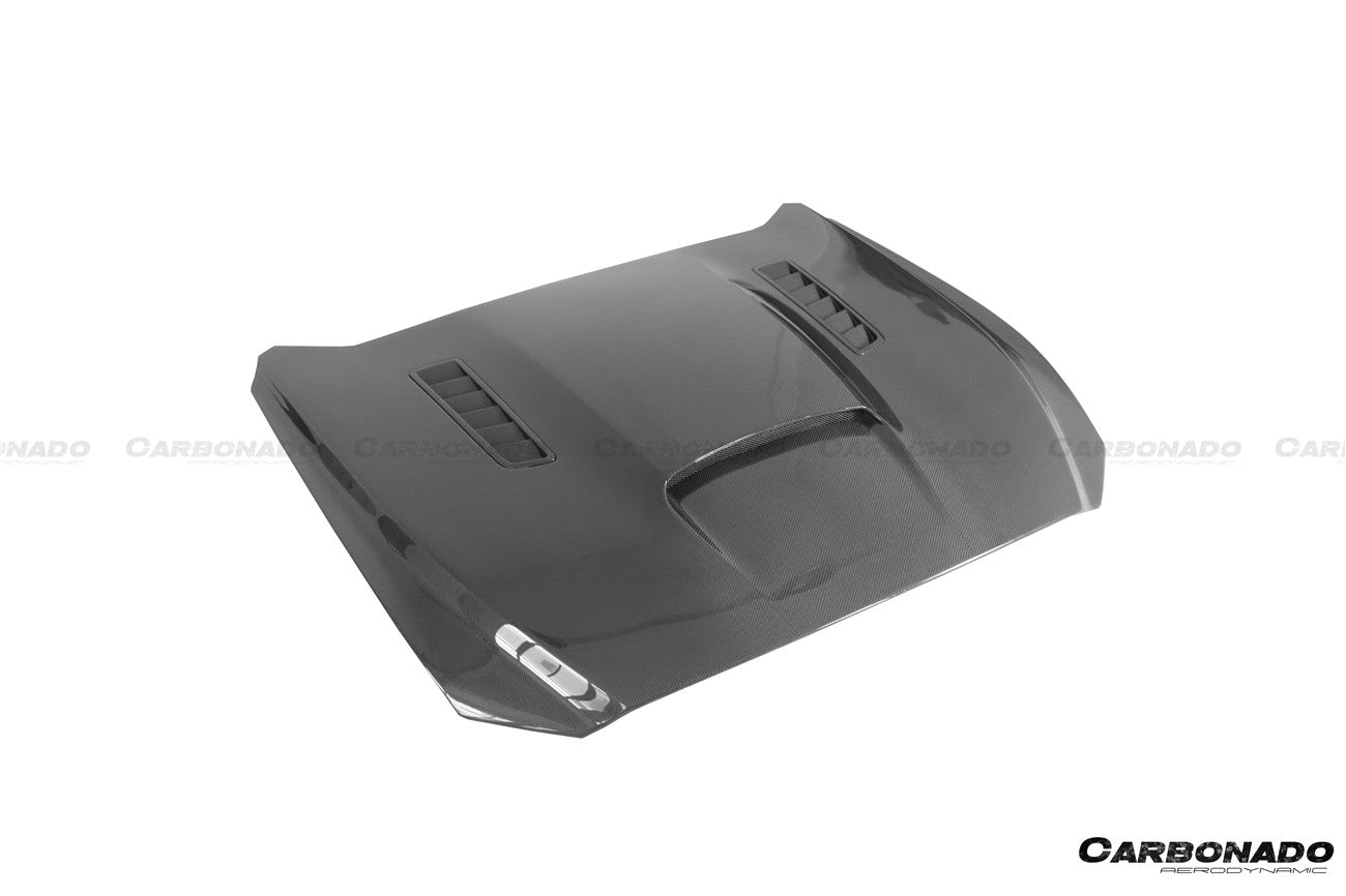 Carbonado 2015-2017 Ford Mustang GT & V6 TRU Style Hood