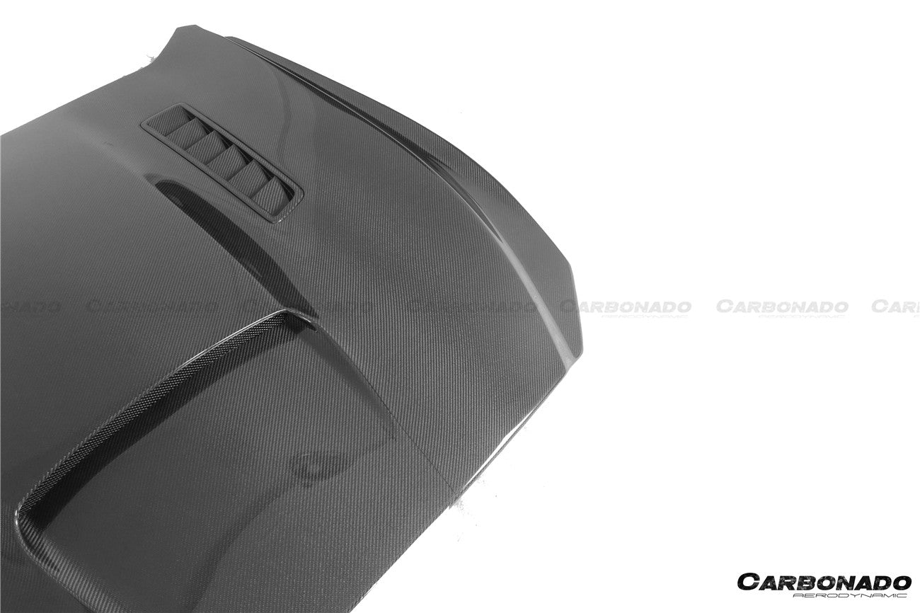 Carbonado 2015-2017 Ford Mustang GT & V6 TRU Style Hood