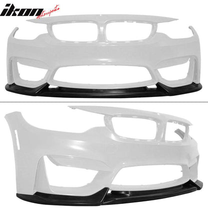 2015-2020 BMW F80 M3 F82 F83 M4 VRS Black Front Lip