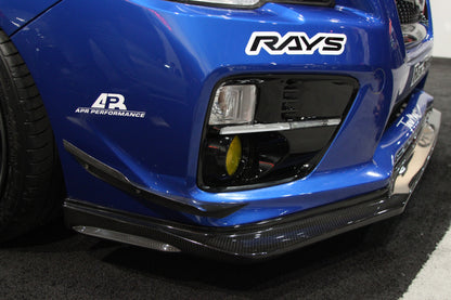 APR Carbon Fiber Front Bumper Bottom Canards (2015-2017 Subaru WRX STI)