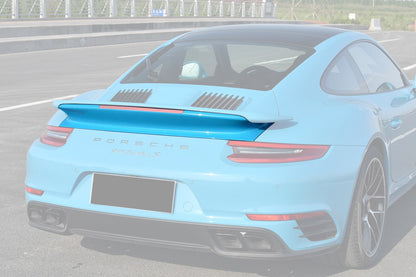 Carbonado 2016-2019 Porsche 911 991.2 Turbo S Carbon Fiber OEM Down Wing Spoiler Base