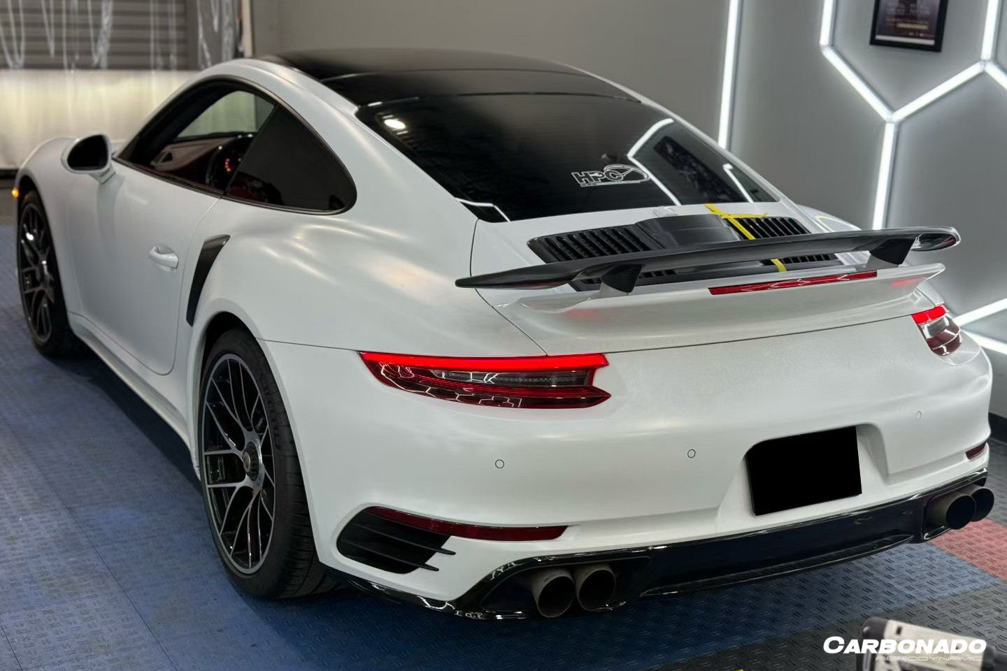 Carbonado Carbon Fiber OEM Up Wing Spoiler | 2016-2019 Porsche 911 991.2 Turbo S
