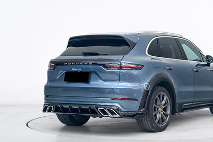 Carbonado 2018-2025 Porsche 9Y0 Cayenne    S    Coupe    E-Hybrid MSY Style Dry Carbon Fiber Rear Lip Diffuser