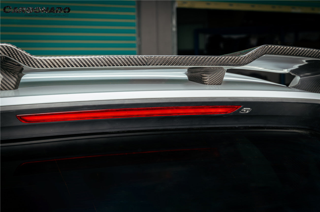 Alerón de techo de fibra de carbono seco estilo MSY para Porsche 9Y0.1 9Y0.2 Cayenne S E-Hybrid Carbonado 2018-2025