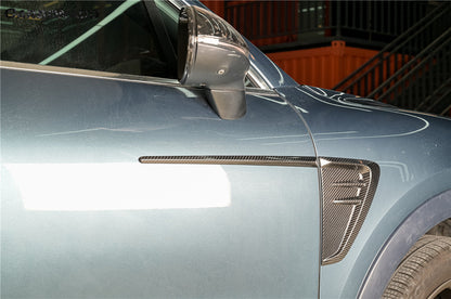 Carbonado 2018-2025 Porsche 9Y0 Cayenne S    E-Hybrid    Turbo MSY Style Dry Carbon Fiber Fender Vent
