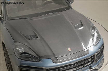 Carbonado 2018-2023 Porsche 9Y0.1 Cayenne   S    Coupe    E-Hybrid MSY Style Dry Carbon Fiber Hood
