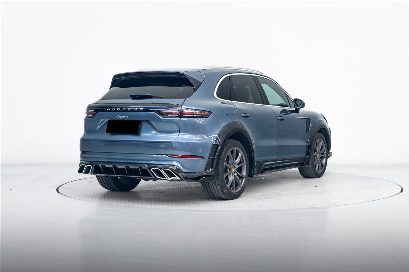 Carbonado 2018-2025 Porsche 9Y0.1 9Y0.2 Cayenne S   E-Hybrid    Turbo MSY Style Dry Carbon Fiber Trunk Spoiler