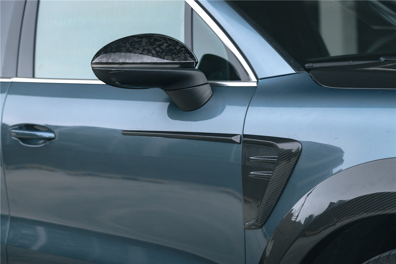 Carbonado 2018-2025 Porsche 9Y0 Cayenne S    E-Hybrid    Turbo MSY Style Dry Carbon Fiber Fender Vent