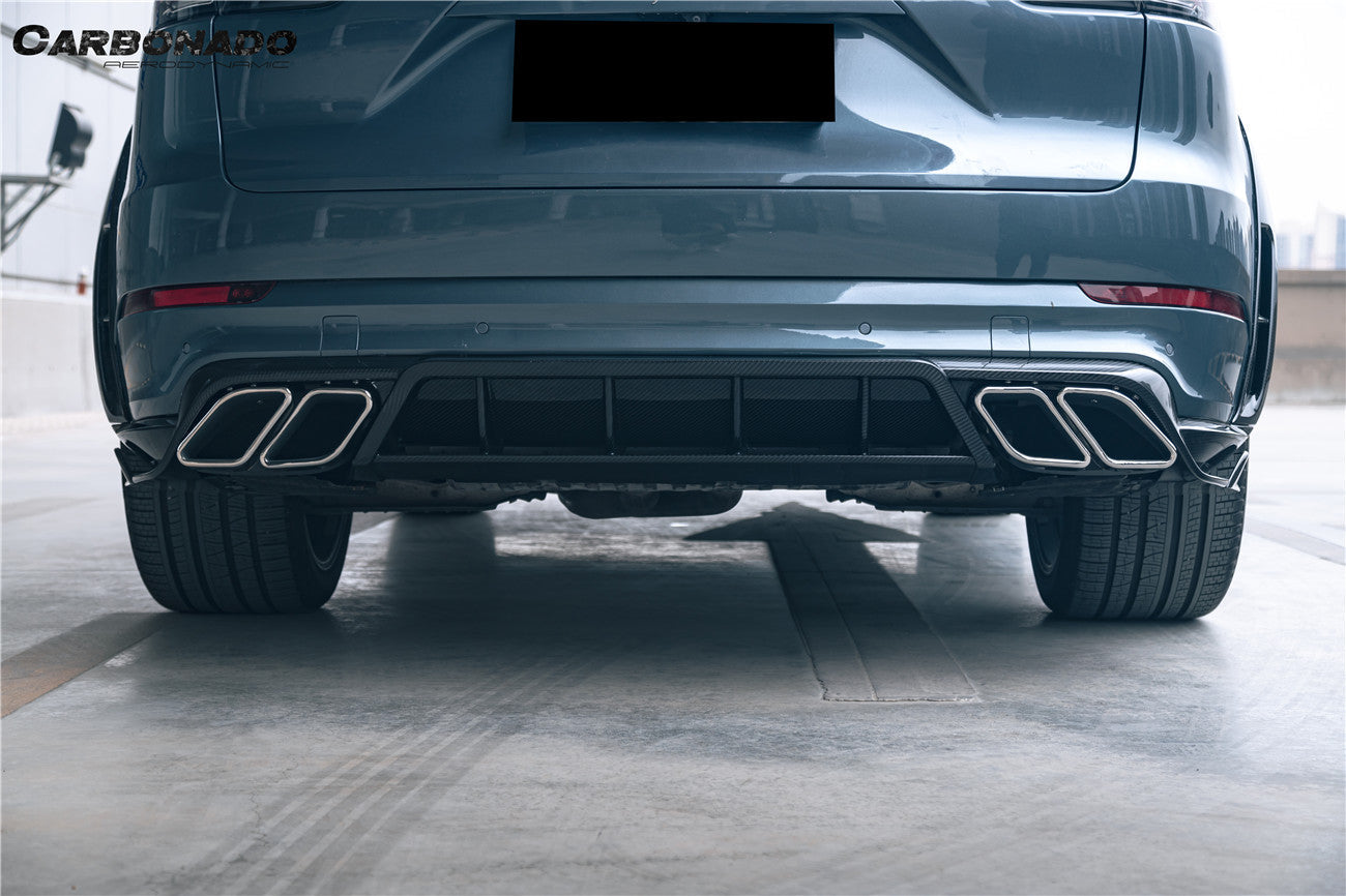 Carbonado 2018-2023 Porsche 9Y0.1 Cayenne Turbo MSY Style Dry Carbon Fiber Wide Body Kit