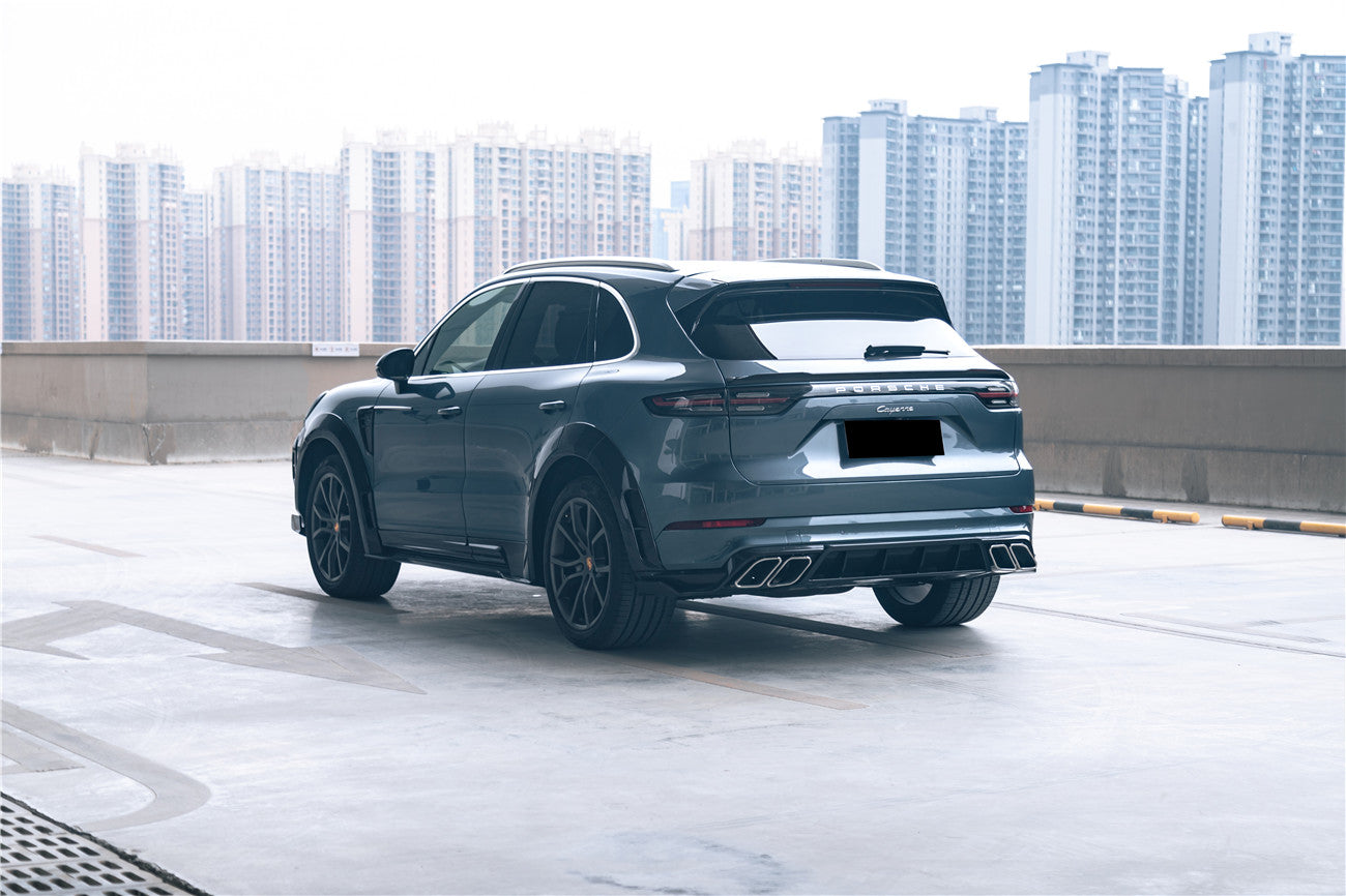 Carbonado 2018-2025 Porsche 9Y0.1 9Y0.2 Cayenne S   E-Hybrid    Turbo MSY Style Dry Carbon Fiber Trunk Spoiler