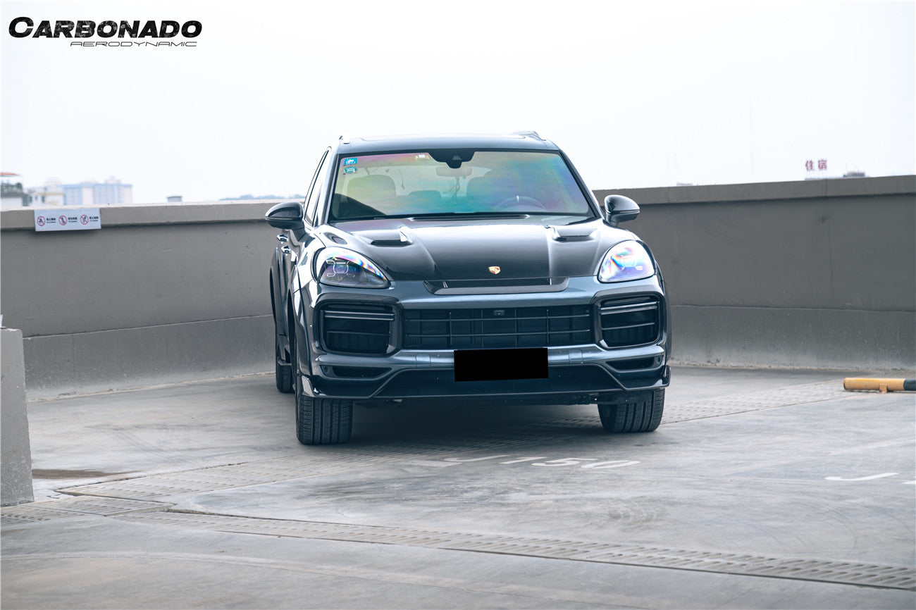 Carbonado 2018-2023 Porsche 9Y0.1 Cayenne   S    Coupe    E-Hybrid MSY Style Dry Carbon Fiber Hood