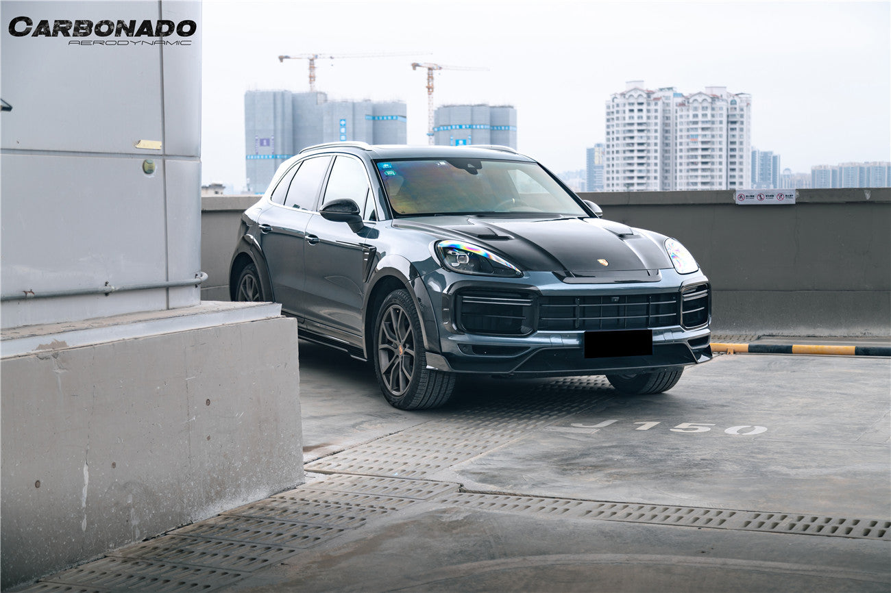 Carbonado 2018-2023 Porsche 9Y0.1 Cayenne   S    Coupe    E-Hybrid MSY Style Dry Carbon Fiber Hood