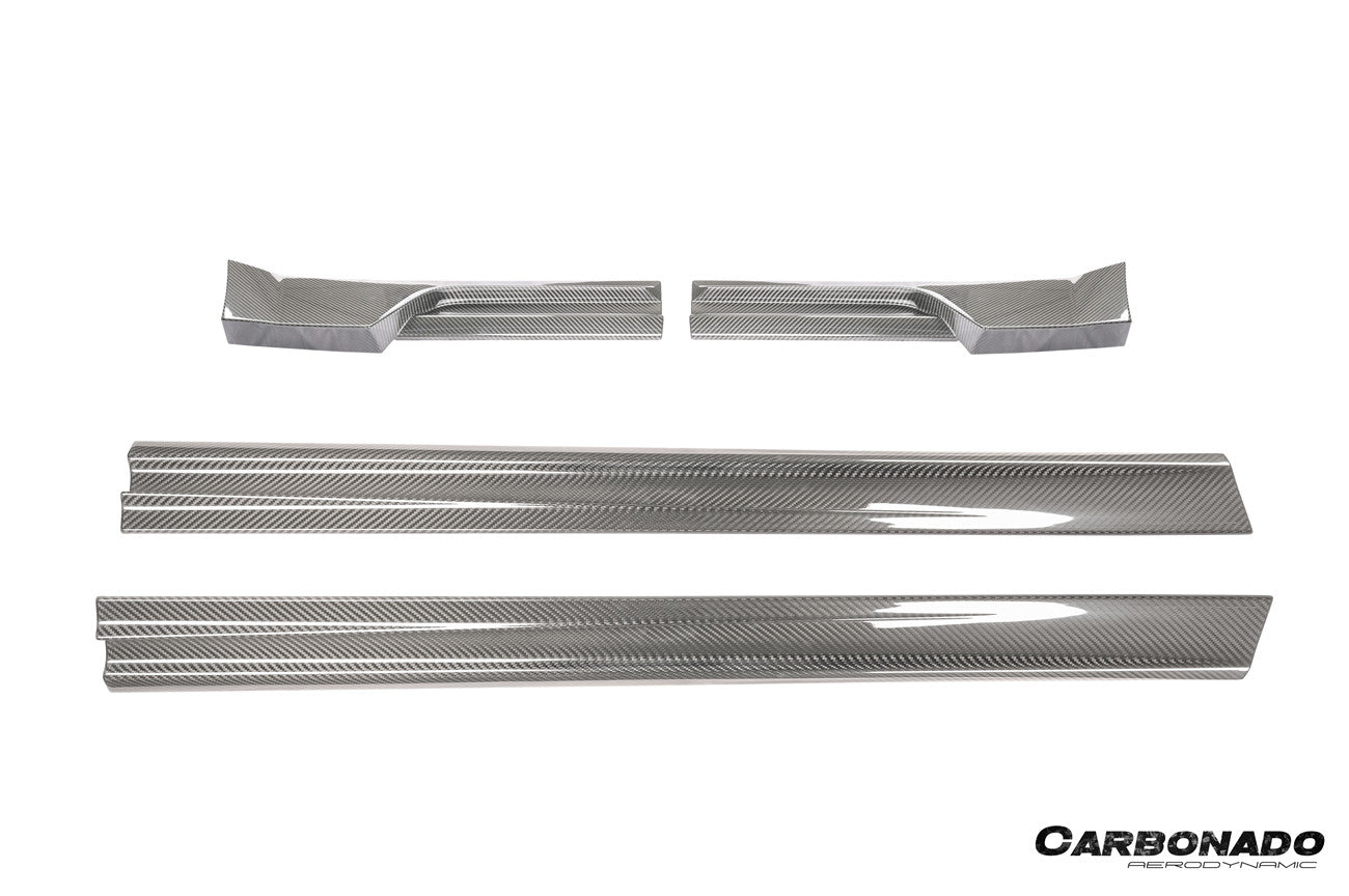 Carbonado 2018-2023 Porsche 9Y0.1 Cayenne Turbo MSY Style Dry Carbon Fiber Wide Body Kit