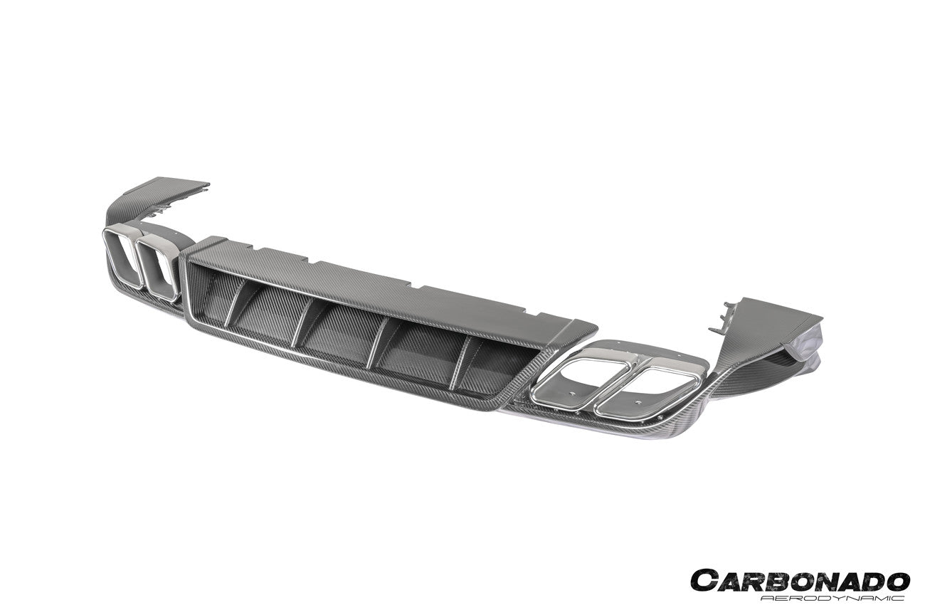 Carbonado 2018-2023 Porsche 9Y0.1 Cayenne Turbo MSY Style Dry Carbon Fiber Wide Body Kit