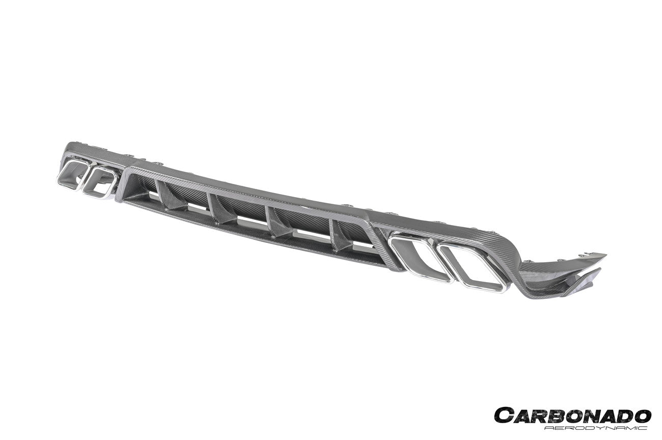 Carbonado 2018-2023 Porsche 9Y0.1 Cayenne Turbo MSY Style Dry Carbon Fiber Wide Body Kit